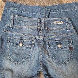 High rise Miss Me bell bottoms